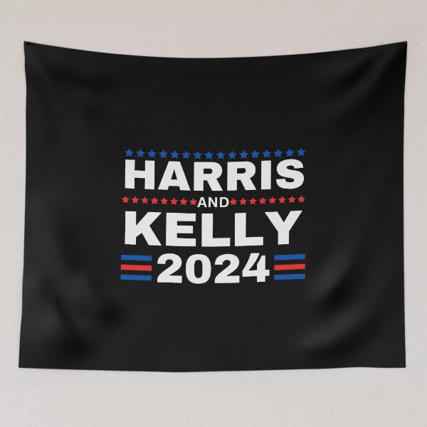 Item preview, Harris and Kelly 2024 Kamala Harris For President 2024 designed and sold by MimsTees.