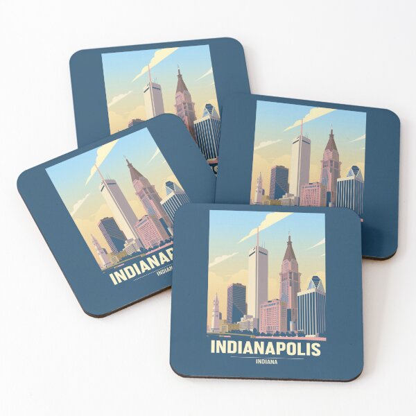 Item preview, A Vintage Travel Illustration of Indianapolis - Indiana - US designed and sold by GoodOldVintage.