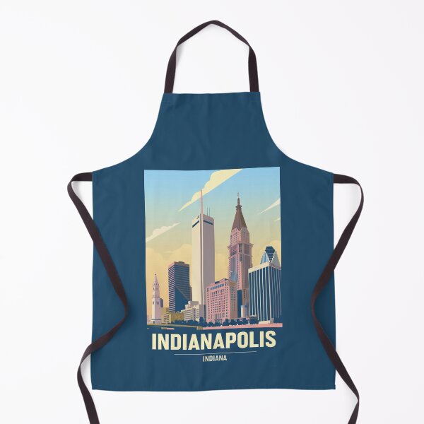 Item preview, A Vintage Travel Illustration of Indianapolis - Indiana - US designed and sold by GoodOldVintage.