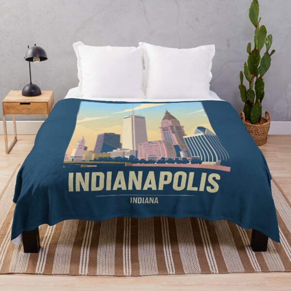 Item preview, A Vintage Travel Illustration of Indianapolis - Indiana - US designed and sold by GoodOldVintage.