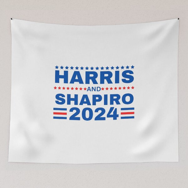 Item preview, Harris and Shapiro 2024 Kamala Harris For President 2024 designed and sold by MimsTees.