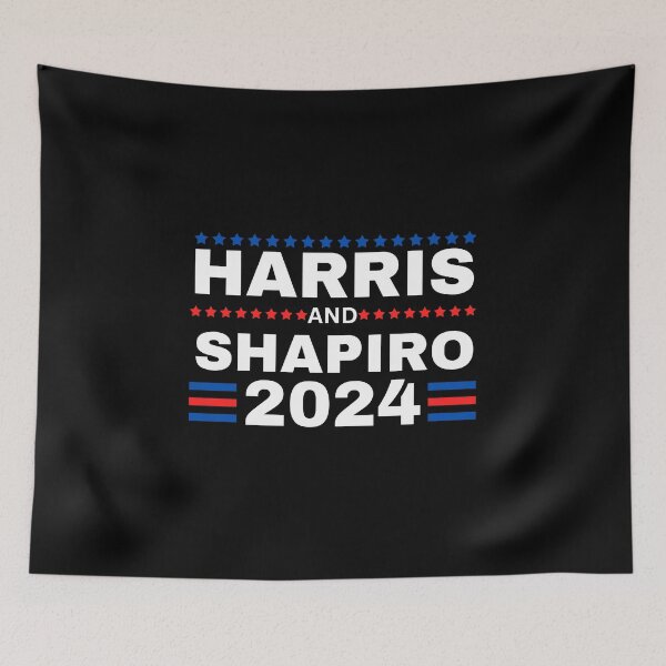 Item preview, Harris and Shapiro 2024 Kamala Harris For President 2024 designed and sold by MimsTees.