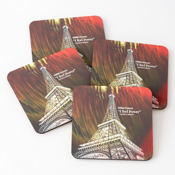Item preview, Gundagi MMXXIV - Eiffel Tower / I Feel Power, Abstract designed and sold by MaazGundagi.