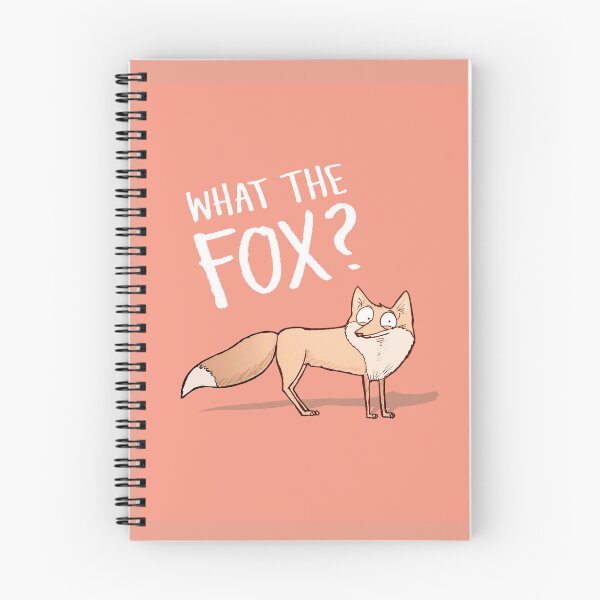 Item preview, What the F... Fox! Fox illustration (Rosy orange design) designed and sold by carrierbudge.