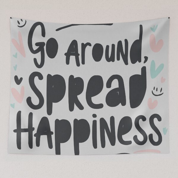Item preview, Go Around, Spread Happiness designed and sold by bihtti.