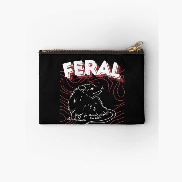 Item preview, Feral Opossum, delighted but feral designed and sold by Merch-Kitsune.
