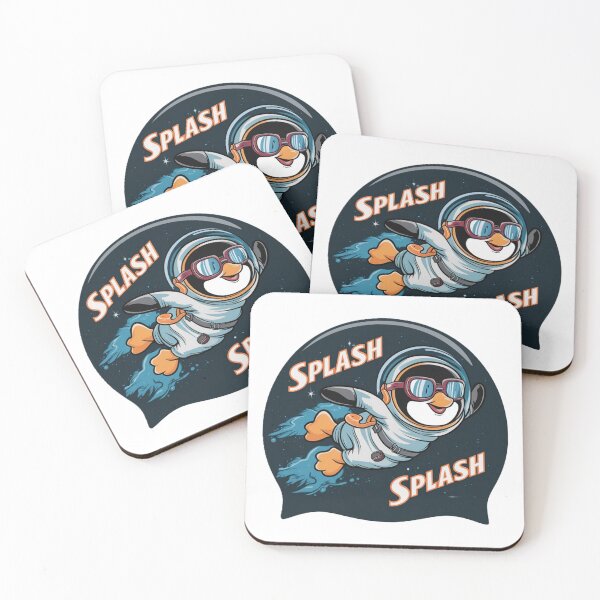 Item preview, Dip, dip, astronaut penguin designed and sold by JonysCreativeDesigns.
