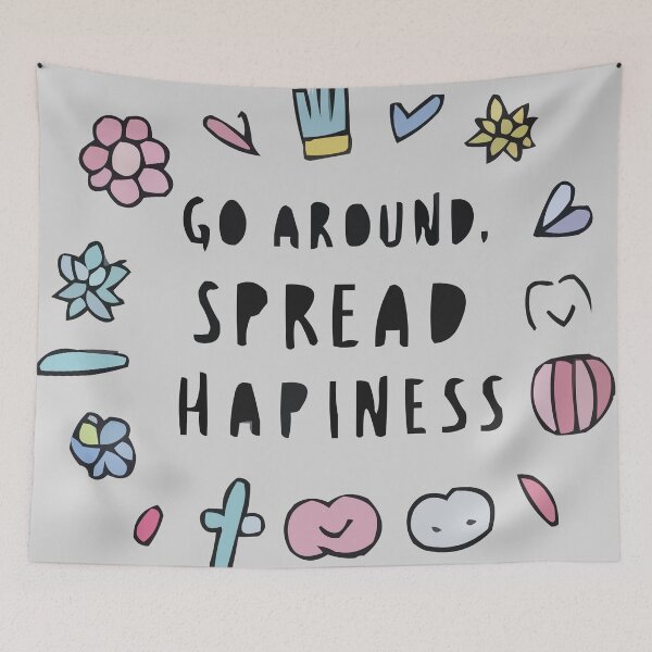 Item preview, Go Around, Spread Happiness designed and sold by bihtti.