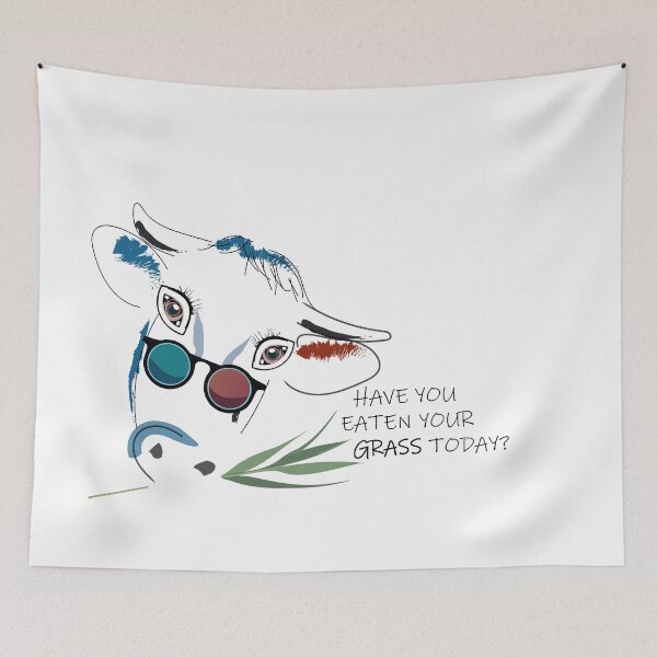 Item preview, Have you eaten your grass today vegan designed and sold by misiuroatelier.