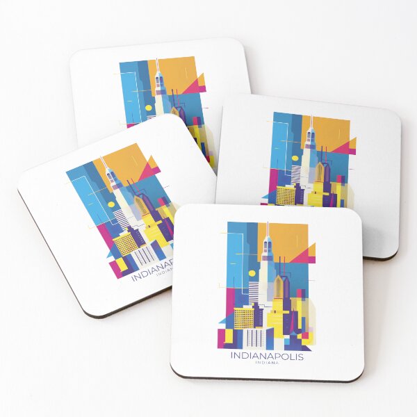 Item preview, A Travel Illustration of Indianapolis - Indiana - US designed and sold by GoodOldVintage.
