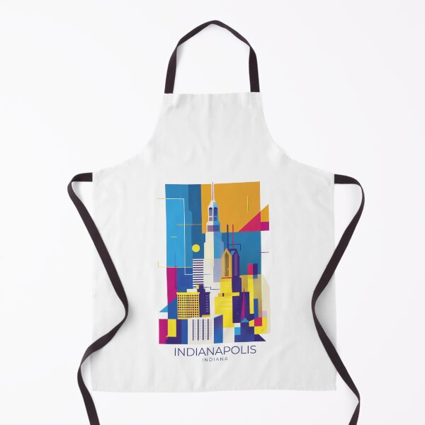 Item preview, A Travel Illustration of Indianapolis - Indiana - US designed and sold by GoodOldVintage.
