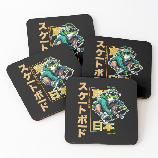 Item preview, Tokyo Skateboarding Frog designed and sold by KolbaVison.