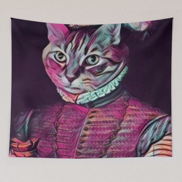Item preview, RENAISSANCE PAINTING CAT (variant 6) designed and sold by VoltageStone.