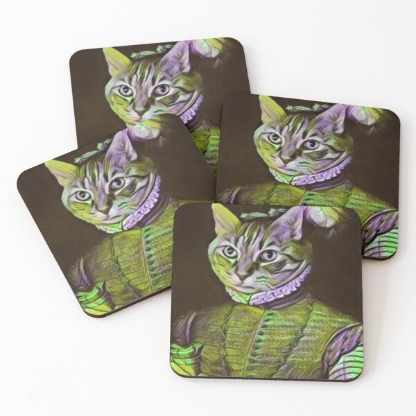 Item preview, RENAISSANCE PAINTING CAT (variant 7) designed and sold by VoltageStone.