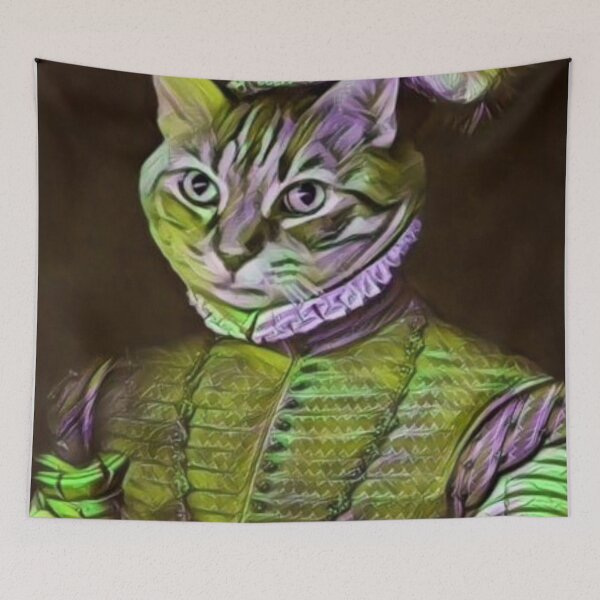 Item preview, RENAISSANCE PAINTING CAT (variant 7) designed and sold by VoltageStone.