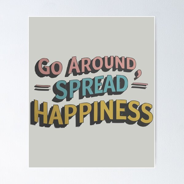 Item preview, Around, Spread Happiness designed and sold by bihtti.