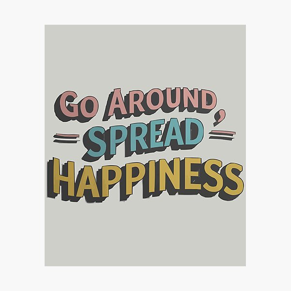 Item preview, Around, Spread Happiness designed and sold by bihtti.