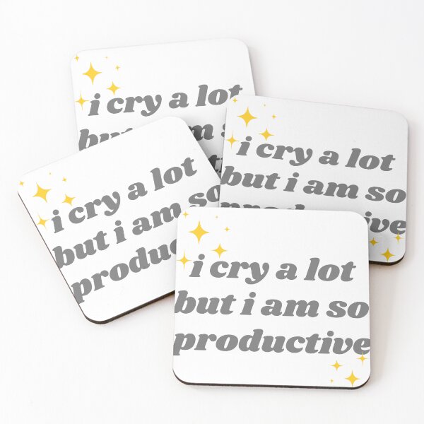 Item preview, i cry a lot but i am so productive  designed and sold by her-version.
