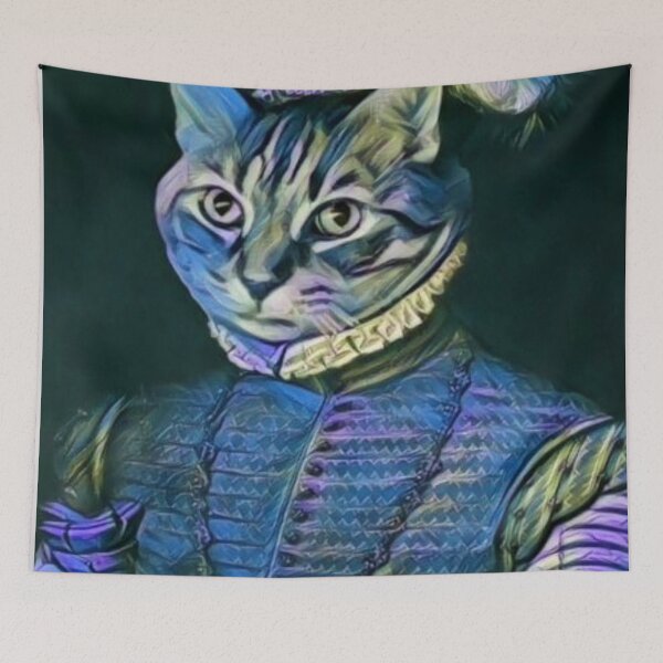Item preview, RENAISSANCE PAINTING CAT (variant 8) designed and sold by VoltageStone.