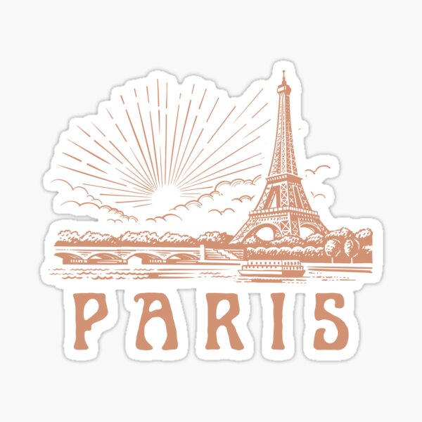 Aperçu de l'œuvre Paris- Design français Chic créée et vendue par FrenchTouch77.