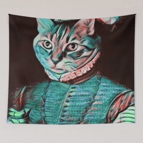 Item preview, RENAISSANCE PAINTING CAT (variant 9) designed and sold by VoltageStone.