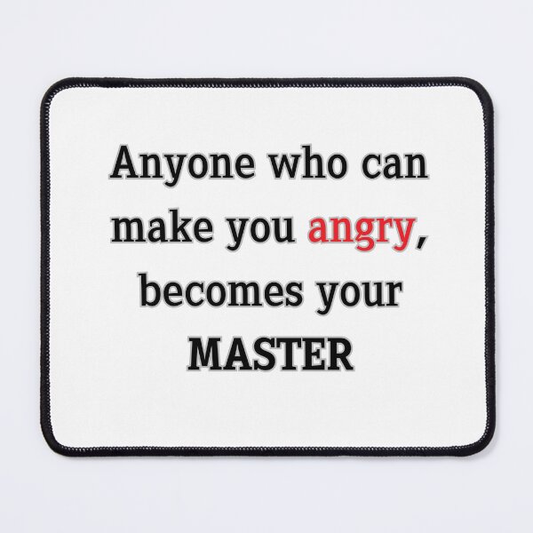 Item preview, Positive affirmation, angry master quote philosophy designed and sold by PixelPizzazz.