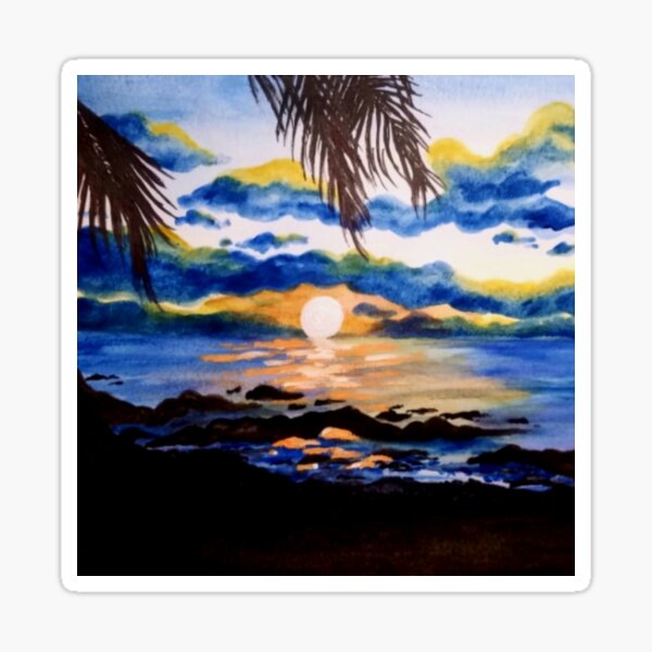 Aperçu de l'œuvre Coucher de soleil tropical, 2020 créée et vendue par Rachel DeBat.