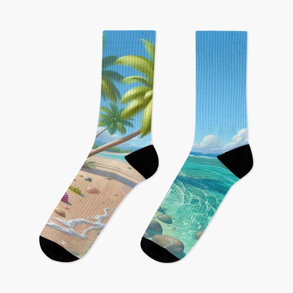 Item preview, Tropical Beach Paradise Art designed and sold by Fashiospice07.