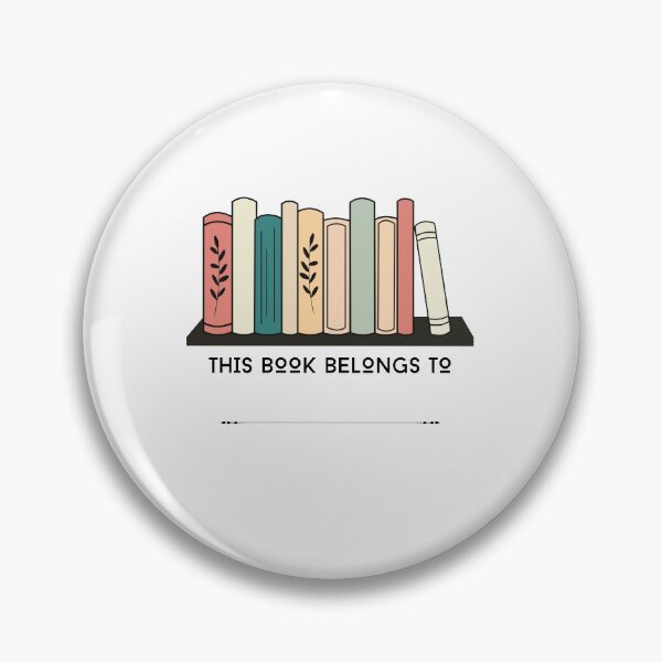 Item preview, This book belongs to warm colors shelf design designed and sold by WriteOnThyme.