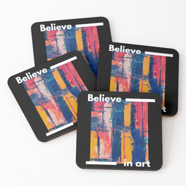 Item preview, Believe in art, believe in your art, gift for artist designed and sold by Toph & Mea Shop.