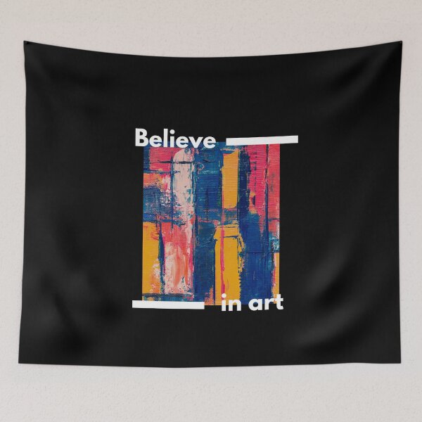 Item preview, Believe in art, believe in your art, gift for artist designed and sold by Toph & Mea Shop.