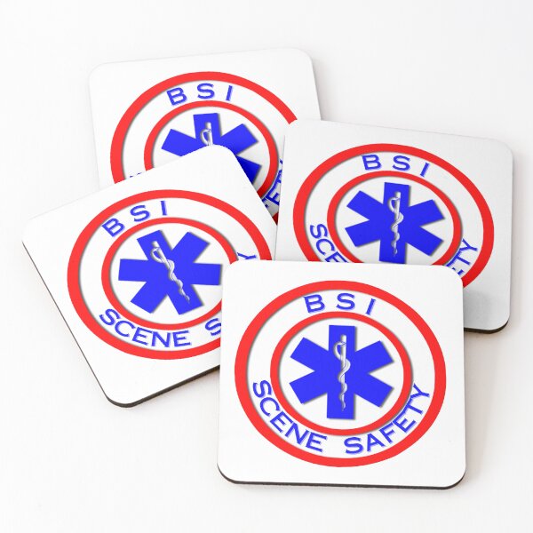 Item preview, EMT funny BSI Scene safety badge designed and sold by MaryMik.