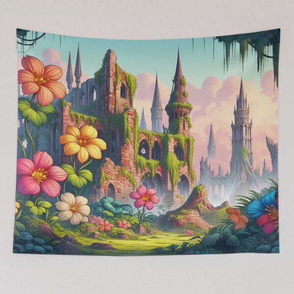 Item preview, Enchanted Floral Ruins Art designed and sold by Fashiospice07.
