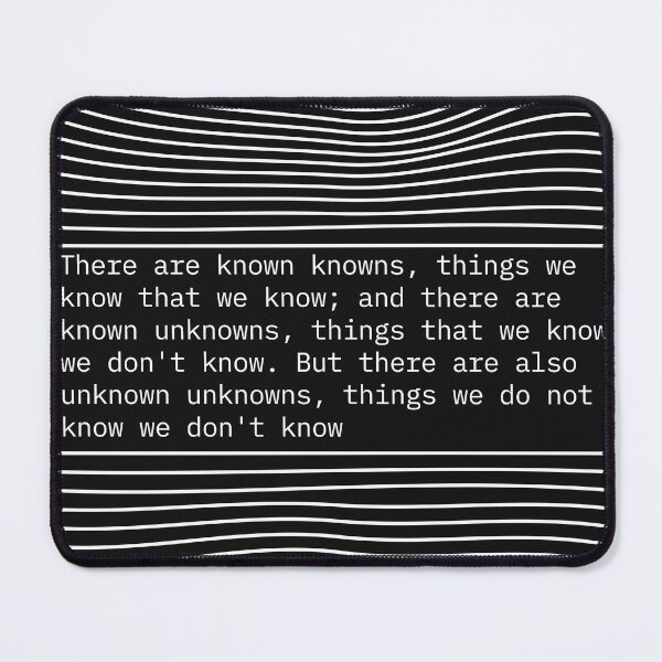 Item preview, Known Unknowns designed and sold by MolnFabrik.