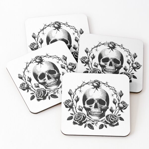 Item preview, Skull And Roses designed and sold by Greydate.