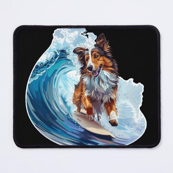 Item preview, Surfing Sheltie designed and sold by VelvetRoom.