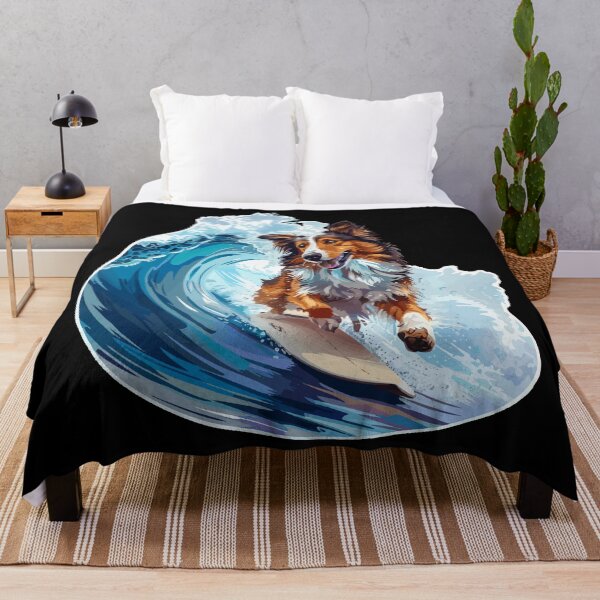 Item preview, Surfing Sheltie designed and sold by VelvetRoom.