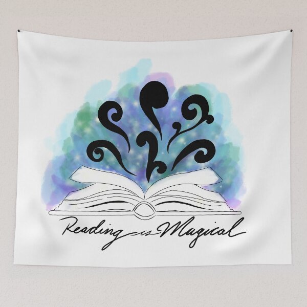 Item preview, Reading is Magical designed and sold by EllieBubs.