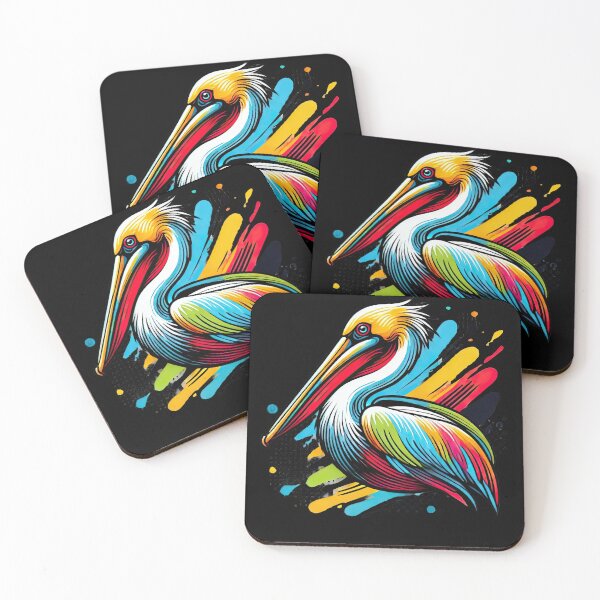 Item preview, Colorful Pop Art Pelican: Capture the Beach Lifestyle and Pop Art Aesthetics designed and sold by SandbarTees.
