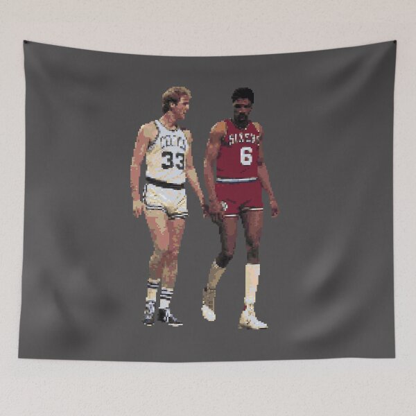 Item preview, Larry Bird and Dr J designed and sold by pixelsports2.
