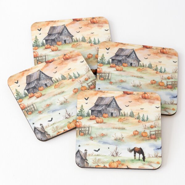 Item preview, Farmhouse Halloween Scene designed and sold by MixinMadness.