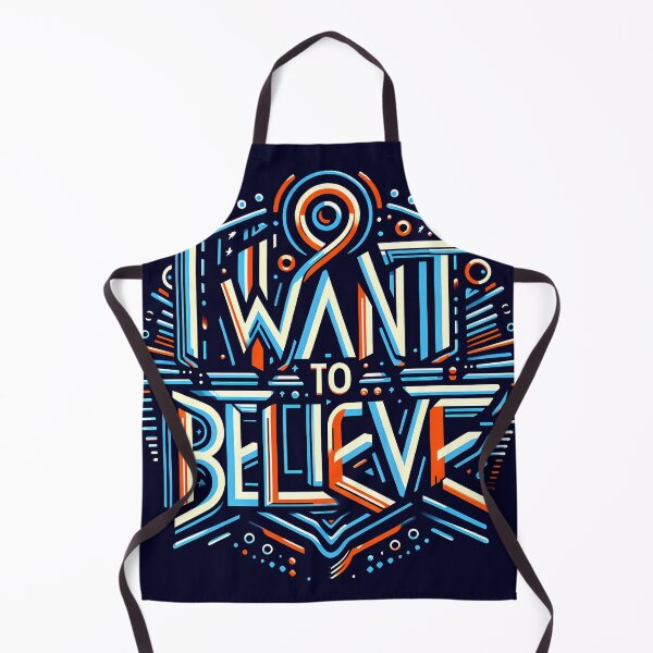 Item preview, I Want to Believe, typography designed and sold by maxmaj.
