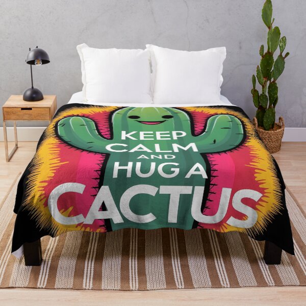 Item preview, Keep calm and hug a cactus designed and sold by ViperSaint.