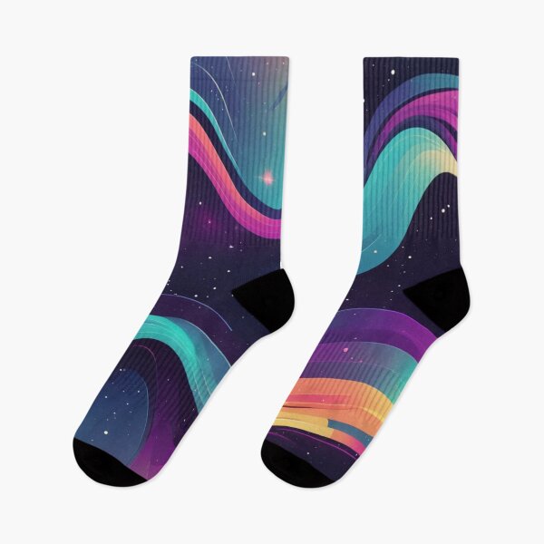 Item preview, Wavy Retro Galaxy Abstract Pattern - Outer Space designed and sold by JoeZigns81.