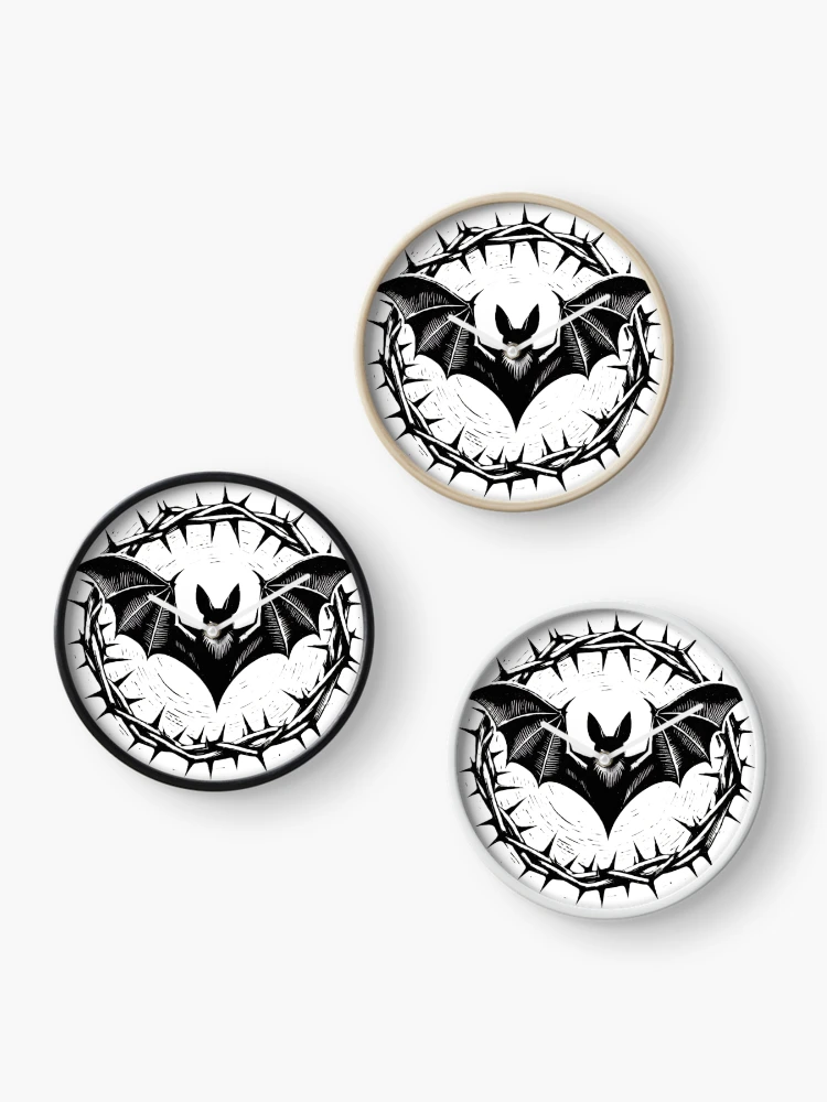 Thumbnail 3 of 4, Clock, bat designed and sold by Greydate.