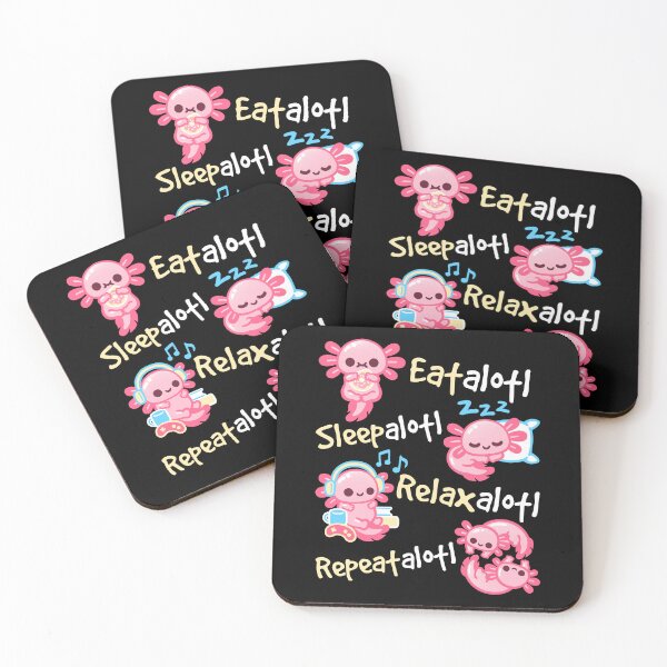 Item preview, Axolotl simple life  designed and sold by NemiMakeit.