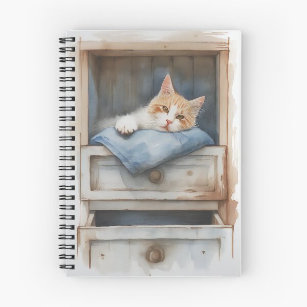 Item preview, Cat In Drawer designed and sold by prettykaler.