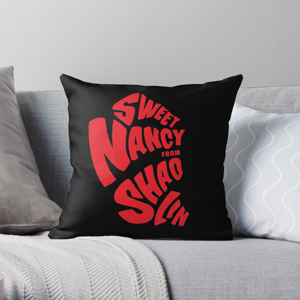 Sweet Nancy - Red Throw Pillow