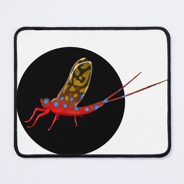 Item preview, Mayfly Brook Trout_black background designed and sold by Josh Nelson.