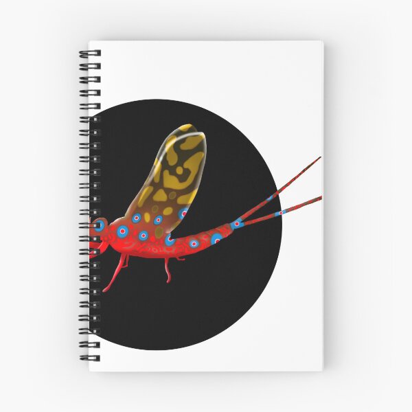 Item preview, Mayfly Brook Trout_black background designed and sold by Josh Nelson.